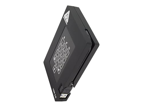 Apricorn Aegis Fortress FIPS 140-2 Level 2 Validated 1TB 256-Bit Encrypted USB 3 Hard Drive (A25-3PL256-2000F)