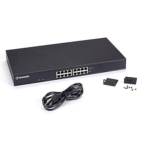 Black Box PoE Gigabit Ethernet Injector - 802.3at - 120 V AC, 230 V AC Input - 8 10/100/1000Base-T Input Port(s) - 8 10/100/1000Base-T Output Port(s)