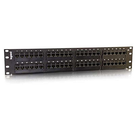 C2G 37200 48-Port Cat6 110-Type Patch Panel Cat6 48-PORT