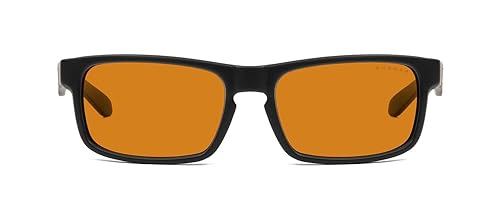 Gunnar Unisex's Amber Blue Light Blocking 58MM Onyx Frame