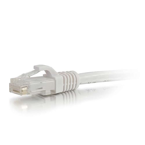 C2G 31353 Cat6 Cable - Snagless Unshielded Ethernet Network Patch Cable, White (35 Feet, 10.66 Meters)
