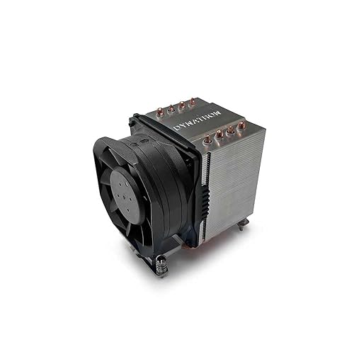 Dynatron A56 Aluminum Heatsink with Heat Pipes and Side Fan for Socket AM4/AM5
