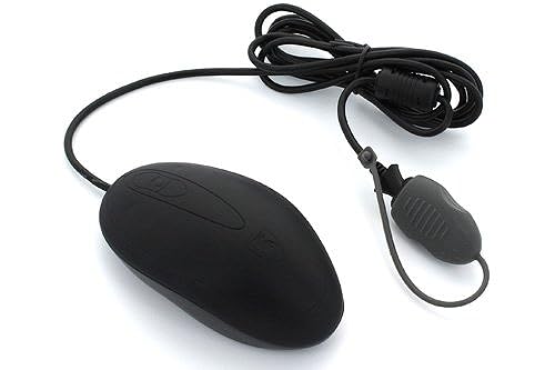 Seal Shield Medical Grade Optical Mouse - 800DPI, 100%Waterproof, IP-68, 24K GOL