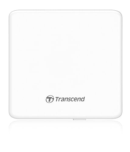 Transcend 8K Extra Slim Portable DVD Writer Optical Drive (TS8XDVDS-W)