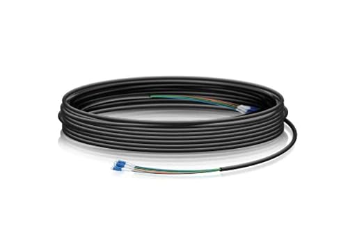 Ubiquiti Networks Single-Model Outdoor Fiber Cable, Enhanced Pinch Protection, Integrated Weatherproof Tape, Kevlar Yarn - Outdoor Routing (fc-sm-200)