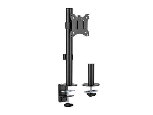 Rocstor Y10N004-B1 Ergoreach Ep3 Single Monitor Pole Mount C-clamp & Grommet - Supports: Up To 34