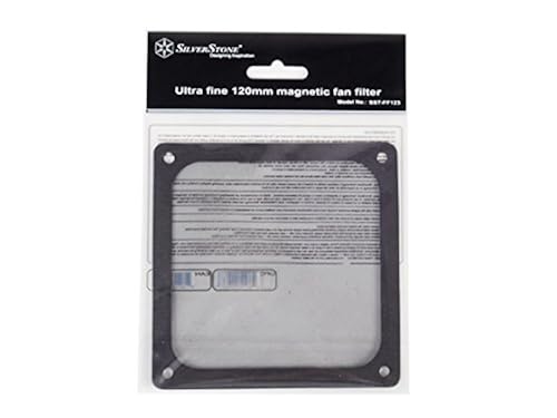 Silverstone Tek 120mm Ultra Fine Fan Filter with Magnet Cooling FF123B (Black)