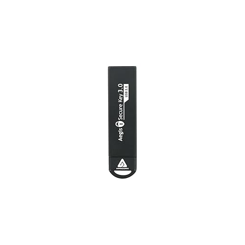 Apricorn Aegis Secure Key 16 GB FIPS 140-2 Level 3 Validated 256-bit Encryption USB 3.0 Flash Drive (ASK3-16GB)