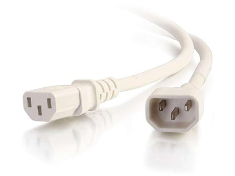 C2G 17515 Cable, C14 to C13 18/3 8 Feet White