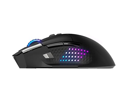 MSI Versa PRO W Gaming Mouse, 26000 DPI, 70M+ Clicks, OMRON Optical Micro Switch, Optical Sensor, Ergonomic Ambitextrous Hand Design, RGB Light