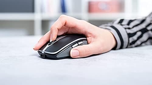 Cherry MW 9100 Wireless Rechargeable Mouse Bluetooth or 2.4 GHz AES-128 encryption Black