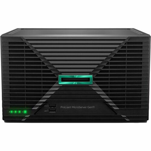 HPE ProLiant MicroServer Gen11 Ultra Micro Tower Server - 1 x Intel Xeon E-2434 3.40 GHz - 16 GB RAM - 1 TB HDD - (1 x 1TB) HDD Configuration - Serial ATA/600 Controller - Intel C262 Chip - 1 Processo