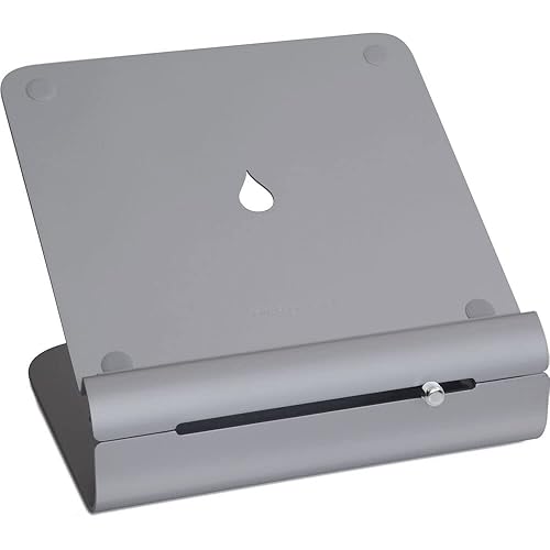 Rain Design iLevel2 Adjustable Height Laptop Stand (Patented) (Space Gray)