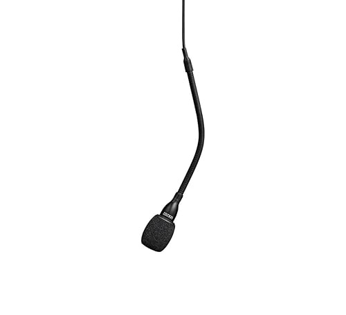Mic Shure MX202B/C Cardiod Overhead Mic W/In-Line Preamp Blk Black Cardioid In-Line Preamp