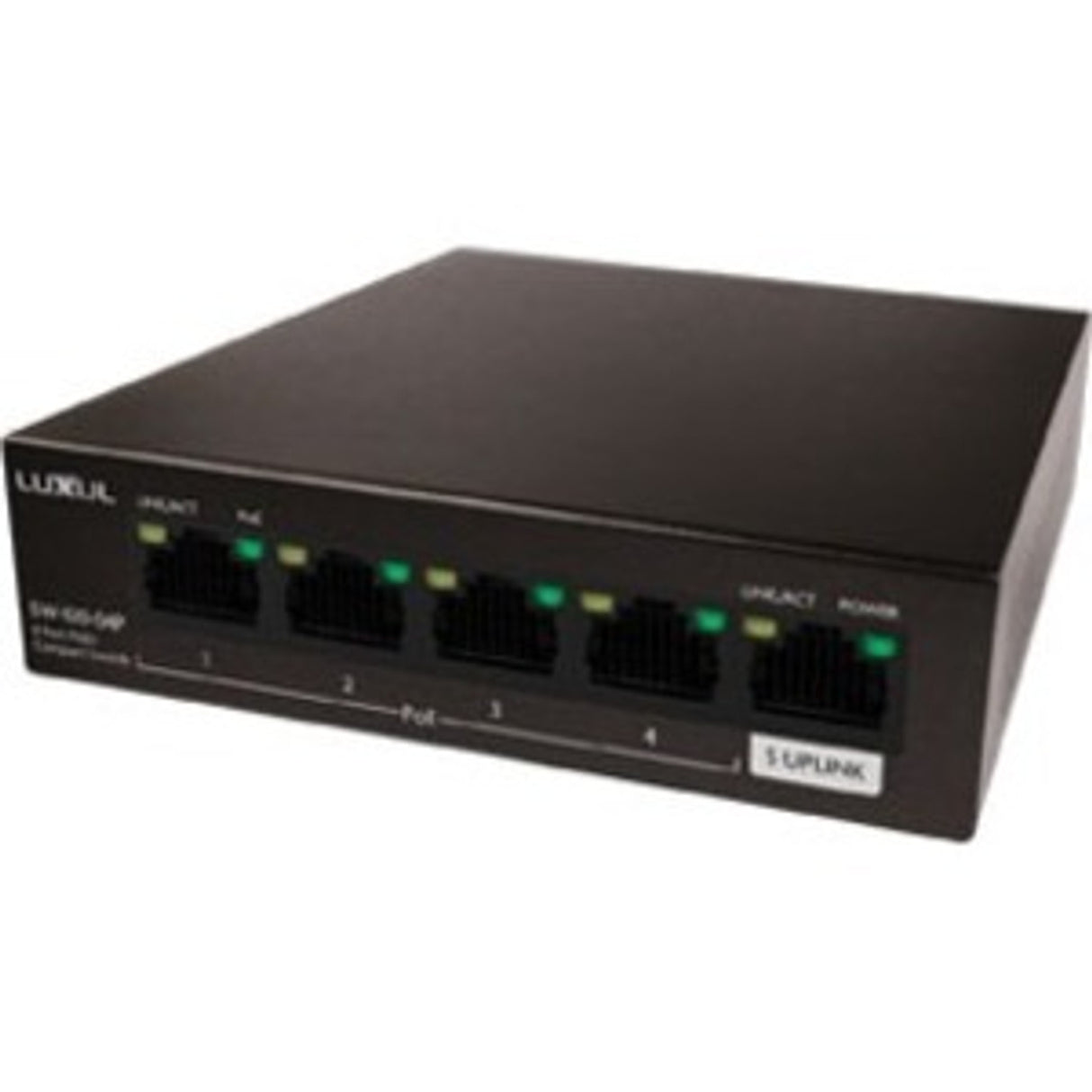 Luxul SW-100-04P 4-Port Gb PoE+ Switch W/ Uplink 58W
