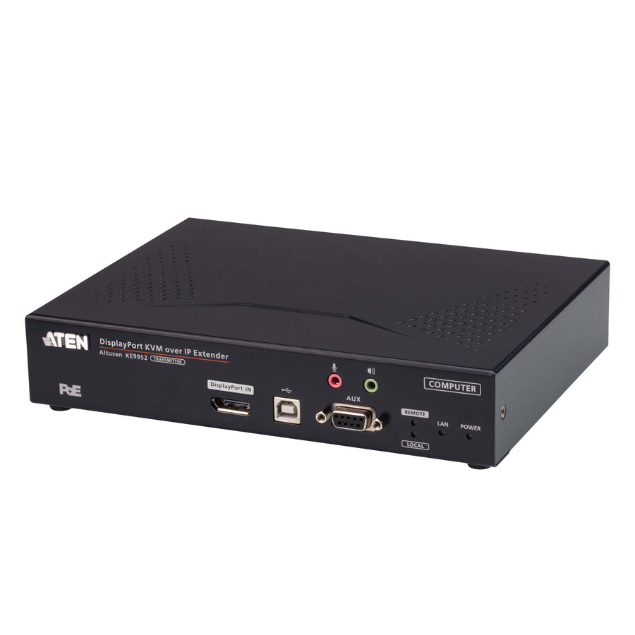 ATEN Technology 4K DisplayPort Single Display KVM Over IP Transmitter With PoE