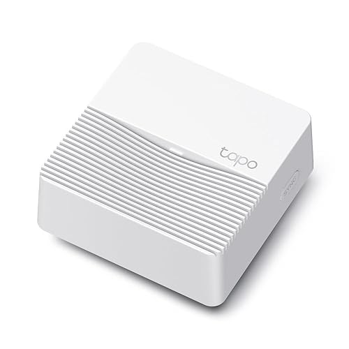 TP-Link Tapo Smart Hub with Built-in Alarm & Chime, Requires 2.4GHz Wi-Fi, Reliable Long-Range Connections w/Tapo Camera, Doorbell and Sensors, Ultra-Low Power Wireless Protocol (Tapo H200)