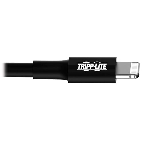 Tripp Lite Apple MFI Certified 10' 3M Lightning to USB Cable Sync Charge iPhone/iPod/iPad, Black (M100-010-BK) Black 10 ft.