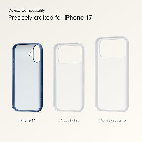 Beats iPhone 17 Kickstand Case with MagSafe & Camera Control, Built in Stand & Lanyard, Matte Finish with Microfibre Lining – Bedrock Blue iPhone 17 Kickstand Bedrock Blue