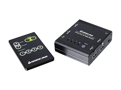 IOGEAR 3-Port True 4K Switch with HDMI Connection (GHSW8431)