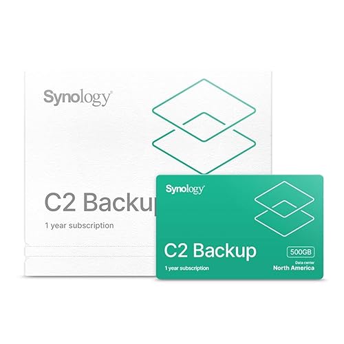 Synology C2 Cloud Backup License: 500GB 1 Year