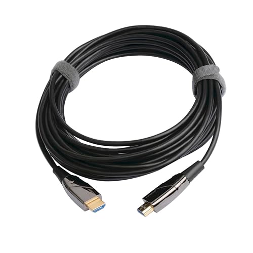 Tripp Lite Fiber Optic HDMI 2.0 (Active HDMI Cable), High Speed HDMI Cable, 4K, 60Hz, 4:4:4, 18 Gbps, 5 m. (16 ft.) Black (P568-05M-FBR)