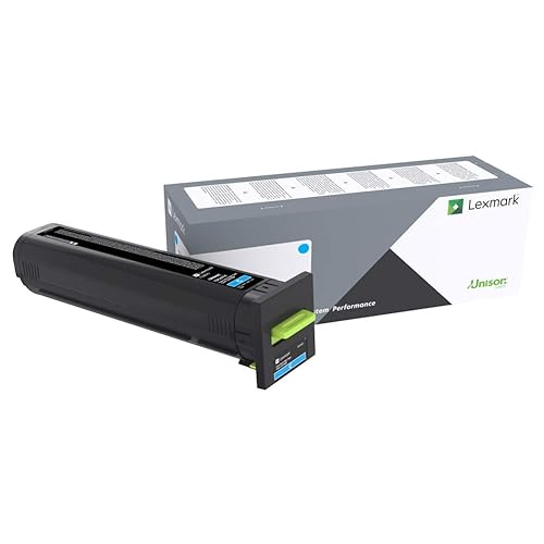 Lexmark Extra High Yield Cyan Return Program Toner Cartridge for US Government, 22000 Yield (72K0XCG)