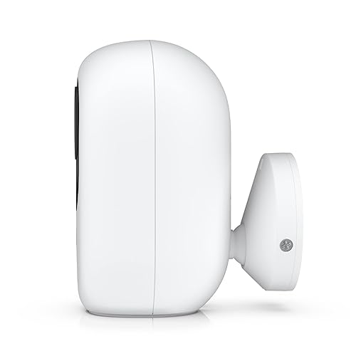 Ubiquiti UniFi Protect G4 Instant Camera, Weatherproof, 5MP, Built-in Speaker and Microphone for Two-Way Audio, Compact, Wide-Angle, Wi-Fi Connected, Night Mode, UVC-G4-INS-US, White