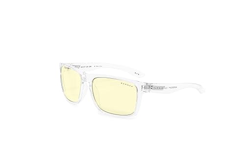 Gunnar Unisex's Clear Eyeglass Cases GUNNAR Focus Crystal/Amber Lens