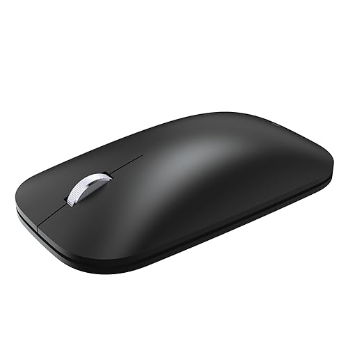 Incase Modern Mobile Mouse – Designed by Microsoft – Lightweight, Precision Navigation, Right/Left Hand Use, Scroll Wheel, BlueTrack Technology, Wireless Bluetooth for Mac/Windows/8/10/11 (Black)