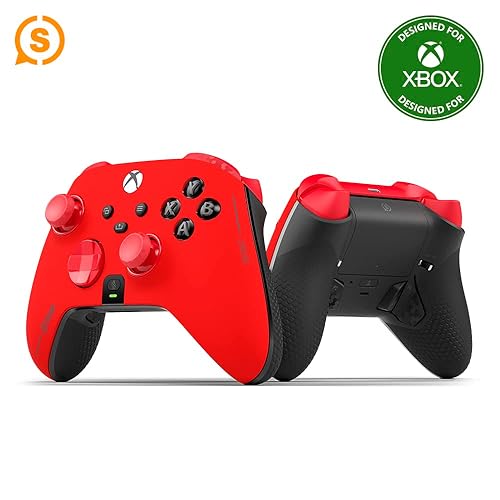 SCUF Instinct Pro Performance Series Wireless Xbox Controller - Remappable Back Paddles - Instant Triggers - Xbox Series X|S, Xbox One, PC and Mobile - Red