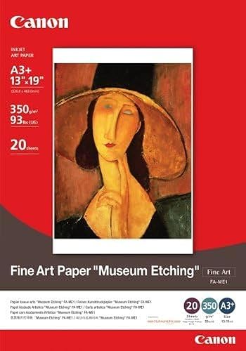 Canon FA-ME1 13-Inch x 19-Inch Fine Art Paper Museum Etching (20 Sheets/Package)