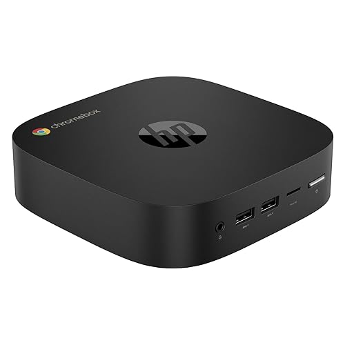 HP Chromebox G4 Chromebox - Intel Celeron 7305-4 GB - 64 GB Flash Memory Capacity - Desktop Mini - Intel Chip - ChromeOS - Intel UHD Graphics DDR4 SDRAM - IEEE 802.11ax - 65 W 8R2T4UT#ABA