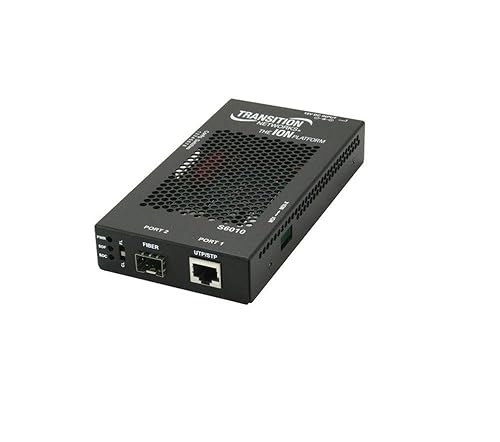 Transition Networks S6010 Media Converter - 1 x RJ-48 Network, 1 x SC Network