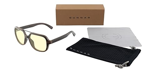 GUNNAR Humboldt Premium Blue Light Blocking Computer And Gaming Glasses Amber