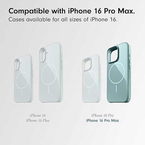 Beats iPhone 16 Pro Max Case with MagSafe and Camera Control, Scratch-Resistant Protective Cover, Slim Fit, Microfiber Lining - Riptide Blue