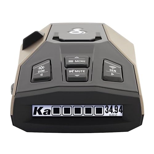 Cobra Rad 450 Laser Radar Detector - Long Range, False Alert Filter, Voice Alert, and OLED Display Cobra RAD450