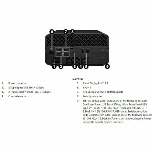 HP Z2 Mini G1a Workstation - 1 x AMD Ryzen AI MAX PRO 385-64 GB - 1 TB SSD - Mini PC - Jet Black - AMD Chip - Windows 11 Pro - AMD Radeon 8050S Graphics Graphics - NVMe Controller - 0, 1 RAID Levels