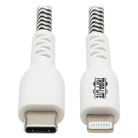 Eaton Tripp Lite USB C to Lightning Sync/Charge Cable Heavy Duty Status LED 3ft (M102-003-HD-SL)