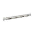 Tripp Lite Series 24-Port Patch Panel 1U Rack Mount, Cat6 RJ45 Ethernet, 4PPoE / 4 PoE++ Compliant, 110/Krone, 568A/B Termination, TAA Compliant, White, Lifetime Manufacturer's Warranty (N252-P24-WH)