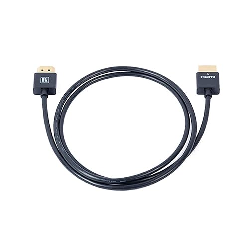 Black Only Ultra Slim High Speed Hdmi Flexible Cable with Ethernet
