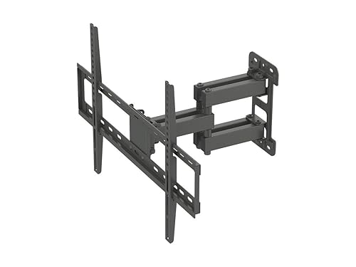 Monoprice Commercial Series Full-Motion Articulating TV Wall Mount Bracket for TVs 37in to 70in Max Weight 99lbs VESA Patterns Up to 600x400 Rotating, Black
