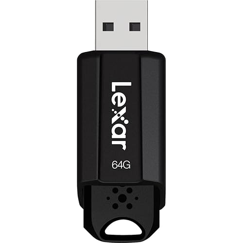 Lexar JumpDrive S80 64GB USB 3.1 Flash Drive, Up to 150MB/s Read (LJDS080064G-BNBNU), Black