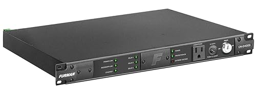 FURMAN CN-2400S 20A Advanced Remote Smart Sequencer W/SMP & EVS, 9 Outlets 10Ft Cord