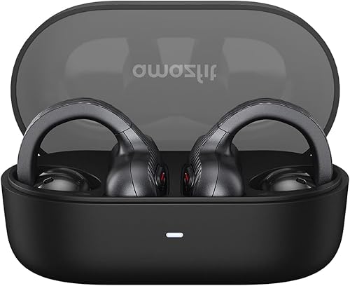 Amazfit Up Bluetooth Headphones, Open Ear Wireless Earbuds with Easy Touch, IPX4 Water Resistant Earphone, AI Noise Reduction, Earphones Compatible with Android & iPhone