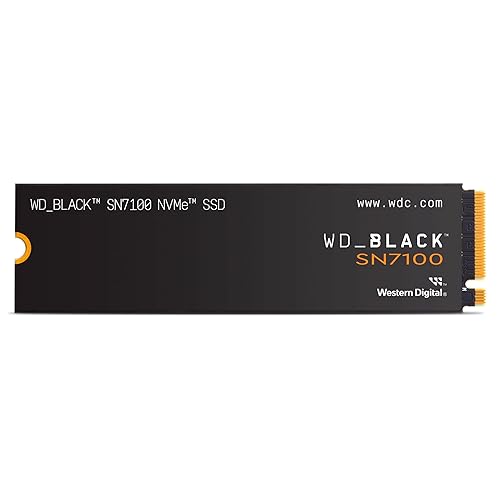 WD_BLACK 500GB SN7100 NVMe Internal Gaming SSD Solid State Drive - Gen4 PCIe, M.2 2280, Up to 6,800 MB/s - WDS500G4X0E