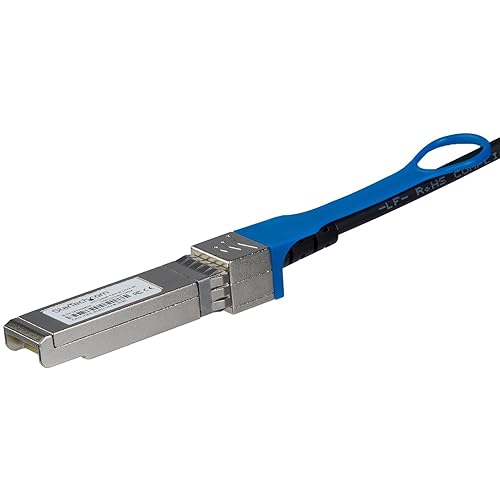 StarTech.com MSA Uncoded Compatible 10m 10G SFP+ to SFP+ Direct Attach Breakout Cable Twinax - 10 GbE SFP+ Copper DAC 10 Gbps Low Power Active Transceiver Module DAC (SFP10GAC10M)