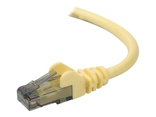 Belkin SNAGLESS CAT6 Patch Cable * RJ45M/RJ45M; 100 Yellow (A3L980-100-YLWS)