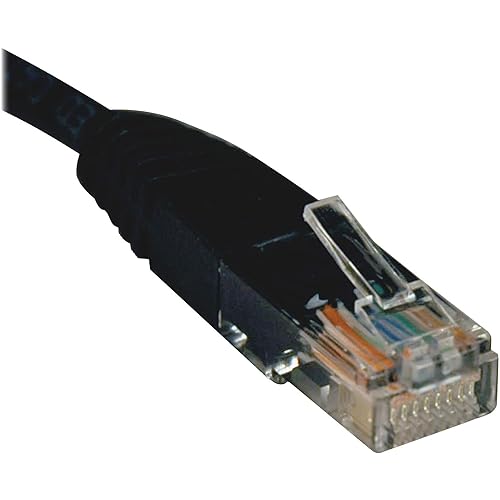 Tripp Lite Cat5e 350MHz Molded Patch Cable (RJ45 M/M) - Black, 7-ft.(N002-007-BK) 7 feet Black
