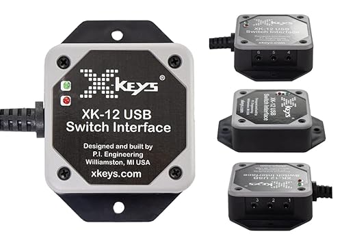 X-keys USB Programmable Switch Interface for 6-12 Switches (XK-12) Made in USA